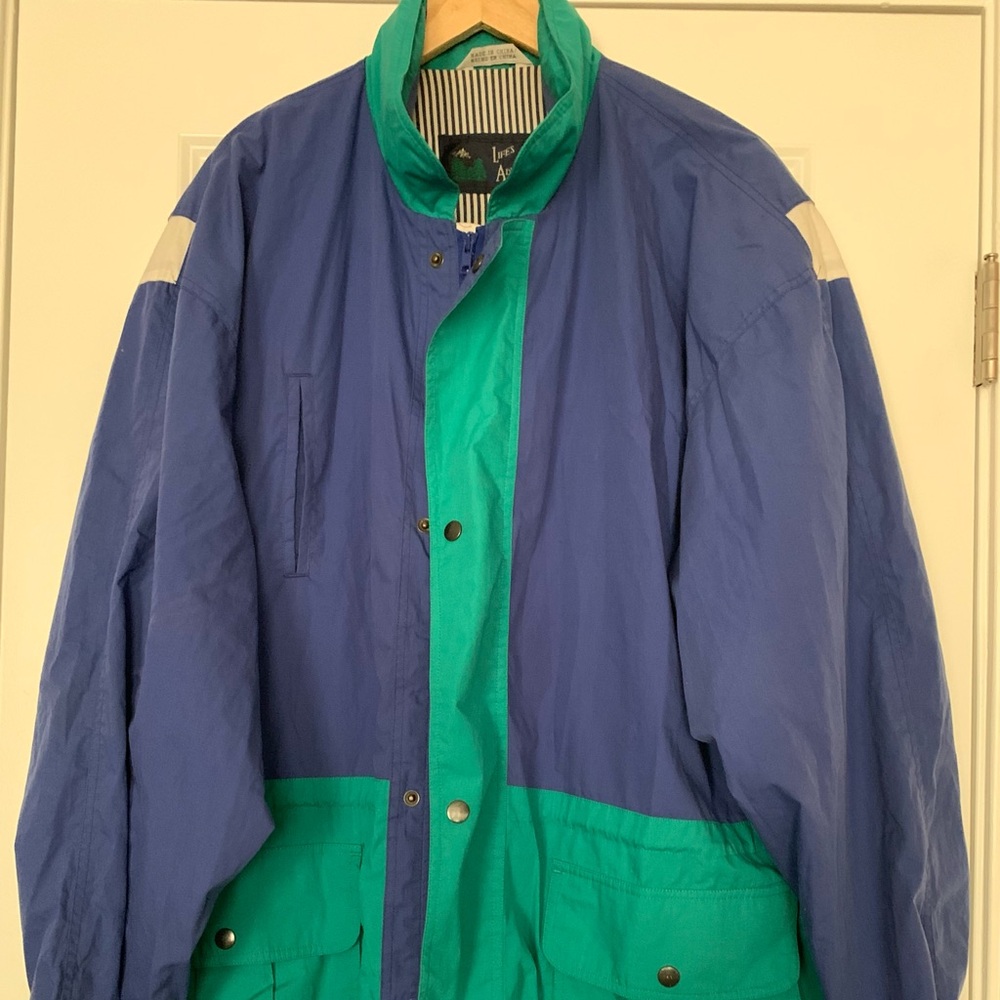 Vintage Life’s Adventures Striped Sailing Jacket Size XL